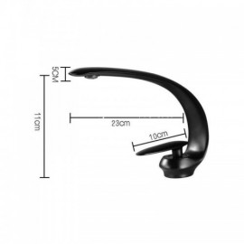 Basin Faucet With Modern Long Arc Design For Bathroom
