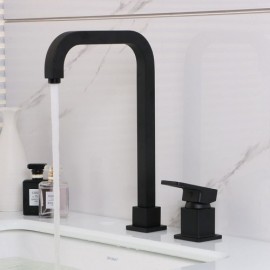 Antique Black Lavatory Faucet With Single Handle