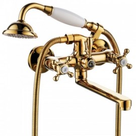 Copper Gold Hand Shower Mixer For Bathroom
