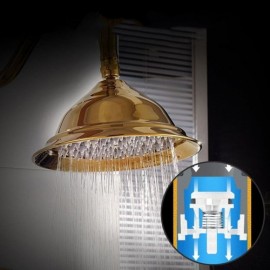 Shower Faucet With Gold Copper Faucets For Bathroom