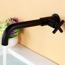 Black Copper Cold Water Kitchen Faucet