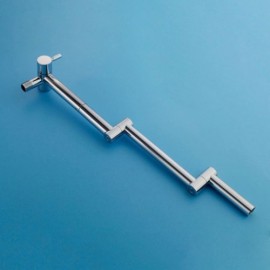 Copper Wall-Mounted Cold Water Kitchen Faucet Chrome-Plated Rotating Folded