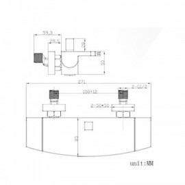 Shower Mixer Body Chrome
