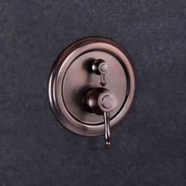 Vintage Solid Brass Shower And Hand Shower Set Chrome/Gold/Orb