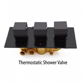 Shower System With High Ceiling Mounted Head 6 Body Sprays And Hand Shower