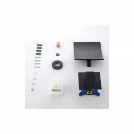 Modern Waterfall Shower System With Single Handle Solid Black