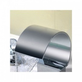 Chrome Crystal Handle Bathtub Mixer With Hand Shower