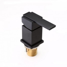Bathtub Faucet With Hand Shower Elegant Black