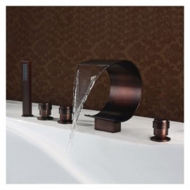 Bathtub Faucet With Handshower In Oil Rubbed Bronze