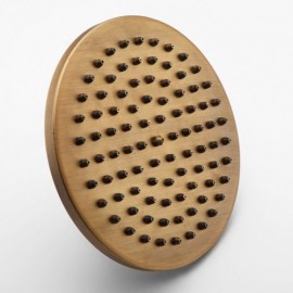 High Recessed Shower Head In Antique Brass For Bathroom