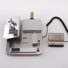 Bathtub Faucet With Chrome/Black Led Handshower Contemporary Wall Mounted