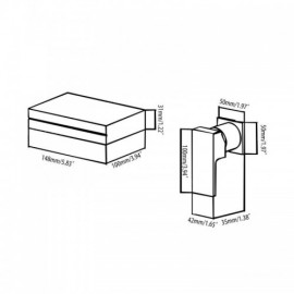 Led Chrome Waterfall Basin Faucet Two Handles For Bathroom