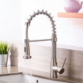 Brushed Brass Kitchen Mixer