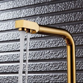 Brass Kitchen Mixer Gold Suitable For Water Purification Kits