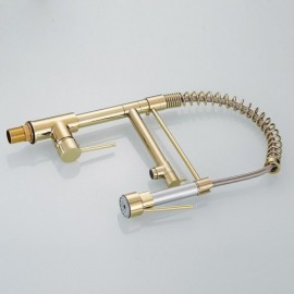 Brass Kitchen Mixer Gold