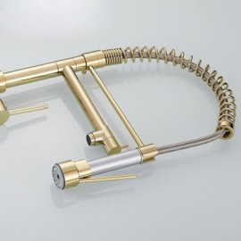 Brass Kitchen Mixer Gold