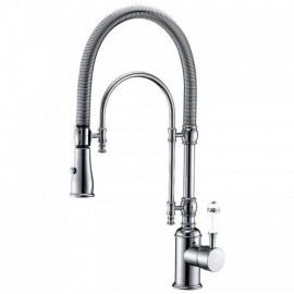 Brass Kitchen Mixer H52.5Cm 2 Spouts 3 Models