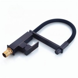 Brass Kitchen Mixer Black