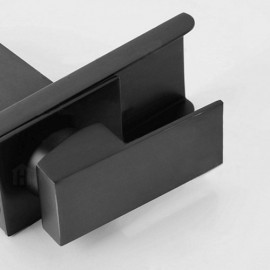 Cassade Brass Basin Mixer Black For Bathroom