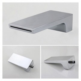 Single-Lever Waterfall Basin Faucet In Chrome-Plated Brass Wall Mounted