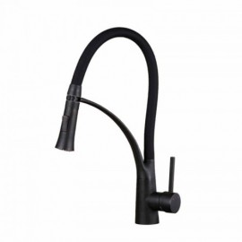 Orb Antique Black Brass Kitchen Faucet Single Handle
