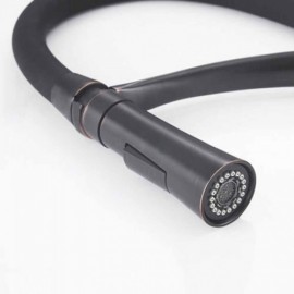 Orb Antique Black Brass Kitchen Faucet Single Handle