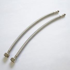 Double Handle Chrome Brass Kitchen Faucet