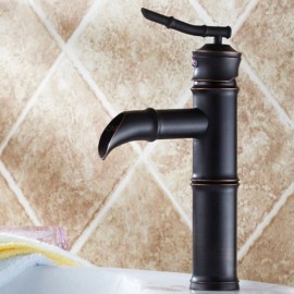 Bamboo Shape Single Hole Single Handle Basin Faucet