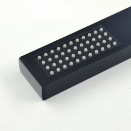 Bathtub Mixer With Brass Hand Shower 4 Holes Black For Bathroom