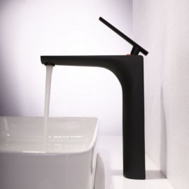 Brass Basin Mixer Black For Bathroom