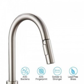 Kitchen Mixer With Spray Intelligent Touch Switch 304 Stainless Steel