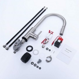 Kitchen Mixer With Spray Intelligent Touch Switch 304 Stainless Steel