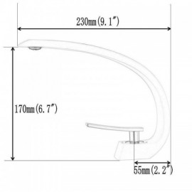 Brushed Stainless Steel Basin Mixer For Bathroom Toilets