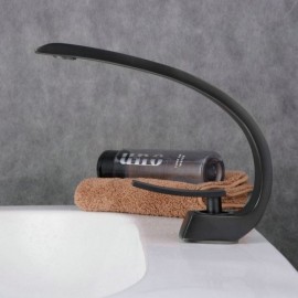 Black Brass Basin Mixer For Bathroom Toilets