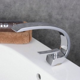 Chrome-Plated Brass Basin Mixer For Bathroom Toilets