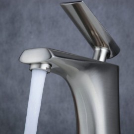 Brushed Stainless Steel Basin Mixer For Bathroom Toilets