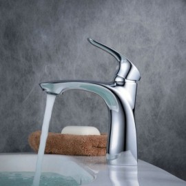 Brass Sink Faucet Chrome For Bathroom