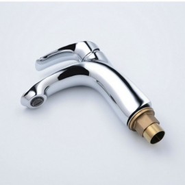 Brass Sink Faucet Chrome For Bathroom