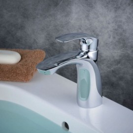 Brass Sink Faucet Chrome For Bathroom