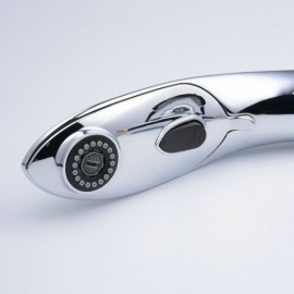 Kitchen Faucet With Brass Spray Chrome