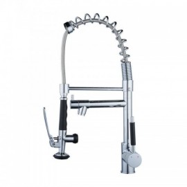 Kitchen Faucet With Brass Spray Chrome