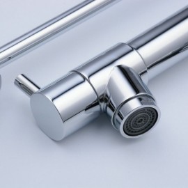 Kitchen Faucet With Brass Spray Chrome