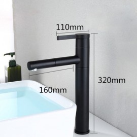 Shower Faucet With Black Sprayer Cooking Paint Cold Hot Water