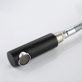 Sink Faucet With Black Hand Shower Cold Hot Water