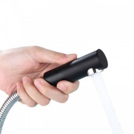 Sink Faucet With Black Hand Shower Cold Hot Water