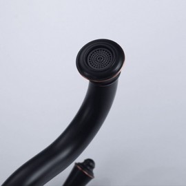 Copper Sink Faucet Cold Water Black Paint For Bathroom