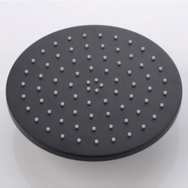 Recessed Shower Faucet With Hand Shower Black Paint For Bathroom