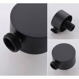Recessed Shower Faucet With Hand Shower Black Paint For Bathroom