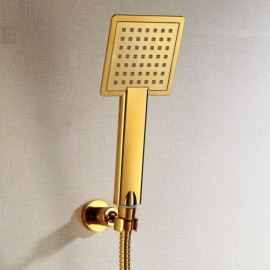 Recessed Shower Faucet With Mixer Hand Shower Ti-Pvd For Bathroom