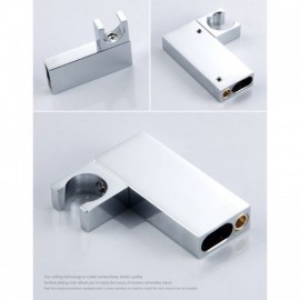 Chrome Concealed Shower Faucet With Hand Shower For Bathroom